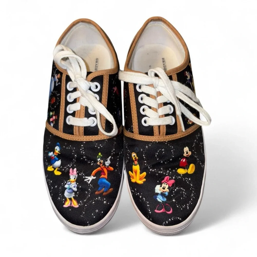 The Bradford Exchange Black Disney  Character Sneakers